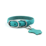 Personalized Genuine Leather Dog Collar