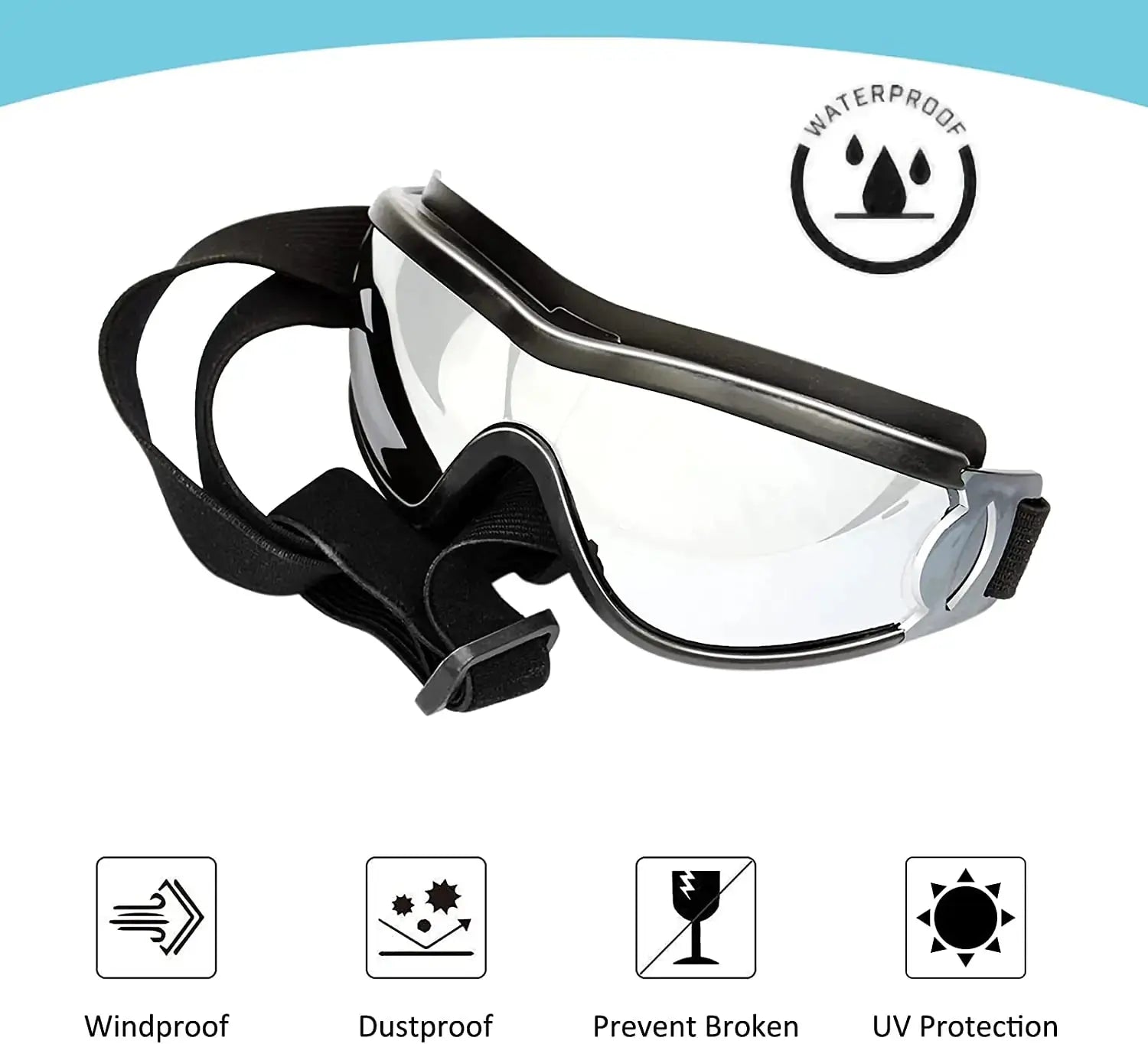 Adjustable Strap Dog Goggles - Doginoe 