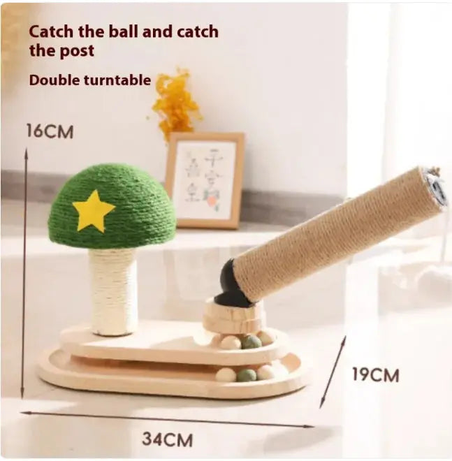 Durable Scratch-Resistant Pet Play Pillar - Doginoe