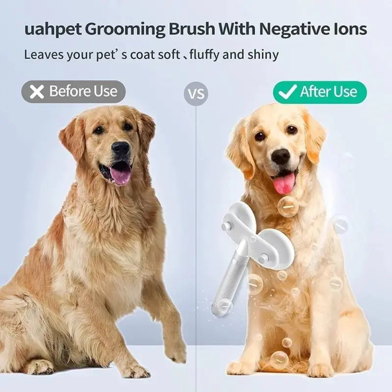 Negative Ions Dual Head Pet Brush - Doginoe