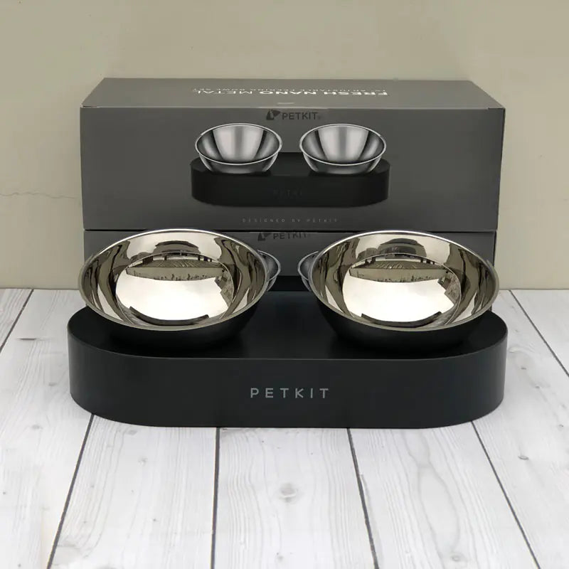 Stainless Steel Pet Double Feeder Bowls