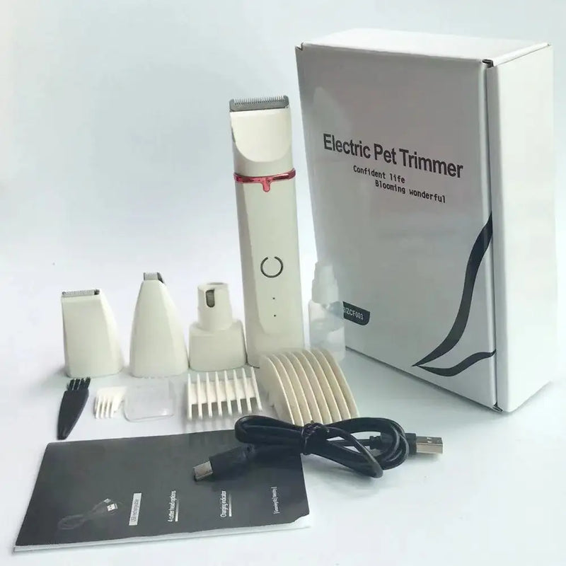 4 in 1 Electric Pet Hair Grooming Tool